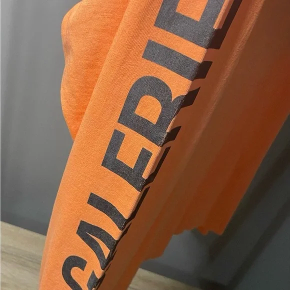 Gallery Dept Orange long sleeve shirt medium - Picture 2 of 4